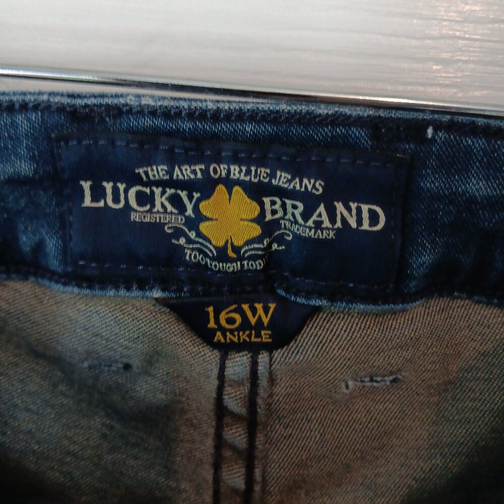 Lucky Brand Jeans‎ Ginger Straight Leg Ankly size 16W